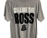 Star Wars  MensGray Crew Neck Short Sleeved  Call Me the Boss Darth Vade... - $15.41