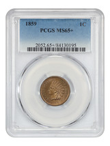 1859 1C PCGS MS65+ - $3,462.90