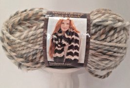 Lion Brand Wool Ease Thick and Quick Yarn Color:  Fossil - £4.73 GBP