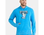 Bluey Men's Front Back Graphic Hoodie Blue Mineral Wash Size S (34-36) - $28.70