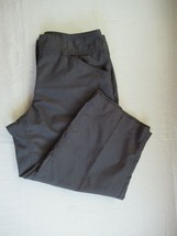 IZOD  pants golf X-tra Dry  cropped Size 8 black wide leg inseam 21&quot; out... - $15.63