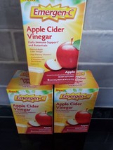 Emergen-C Apple Cider Vinegar Immune Support Powder, Apple, 18ct, Lot of 3 - £19.57 GBP