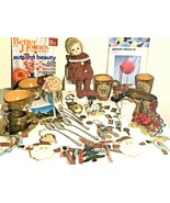 Junk Drawer Eclectic Estate Lot SCHID Musical Shelf Doll Jefferson Cup S... - £17.30 GBP