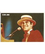 ⭕VTG card pocket calendar 1985 ELTON JOHN Portugal group music singer - $75.38 MXN