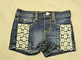 Arizona Jeans Co.  fashion shorts   Size 9 months  lace look accent - £13.07 GBP