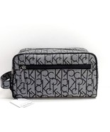 CALVIN KLEIN DOPP KITT MONOGRAM BLACK AND GREY toiletry bag - $52.43 CAD