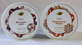  Dove Holiday Treats Body Scrub Gingerbread Delight &amp; Hot Cocoa 10.5 Oz.... - $24.95