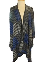 Women’s Foxcroft NWT Chevron Pattern Design Long Sweater Cardigan Size L/XL - £23.07 GBP