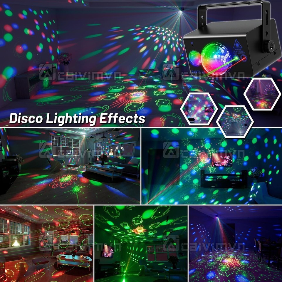 Modern Disco Ball Light with 3 Modes - Perfect for Weddings and Holiday Parties Item image 6