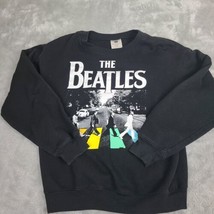 The Beatles Mens Sweatshirt Size Medium Black Abby Road Long Sleeve - $13.08