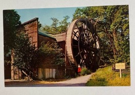 The Old Bale Mill Water Wheel Napa Valley,California Chrome Postcard - £7.53 GBP