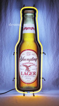 New Yuengling Traditional Lager Bottle Beer Bar Light Neon Sign 24&quot;x4&quot; - £201.06 GBP