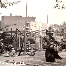 WWI Army Pennslyvannia Ave Washigton DC Camp Ruins RPPC Photo Postcard - $63.04