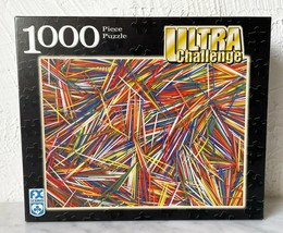 F.X. Schmid Picky Picky! Toothpicks Ultra Challenge 1000 Piece Puzzle Complete - $18.95