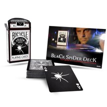 Black Spider Deck in Bicycle Card Stock - Black Spider Bicycle Playing Cards - £11.84 GBP