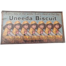 Vintage Rare Uneeda Biscuit National Biscuit Nabisco Advertising Cardboa... - $30.00