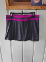 Champion Duo DryWomen&#39;s Golf Tennis Pickleball Skort Gray/Pink Size L - £15.53 GBP