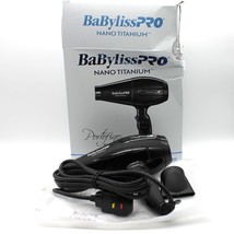 BaBylissPRO Nano Titanium Portofino 6600 Professional AC Hair Dryer Ionic 2000 W - £43.37 GBP