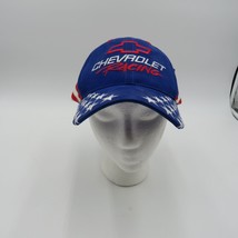 Chevrolet Racing Hat CFS Nascar Strapback Blue Red White Stars Adjustabl... - $24.74