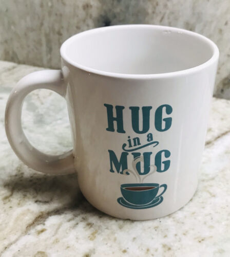 Primary image for Coffee Mug Cup Oversized 12oz 4 1/4”x3 1/2”HUG In A MUG”. NEW-SHIP24H