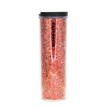 Starbucks Red Sparkle Glitter Acrylic Holiday Travel Tumbler Cup 16 oz G... - £61.50 GBP