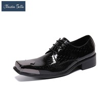 Mens Italian Handmade Dress Shoes Leather Church Shoes Burgundy Black Oxfords Ca - £192.29 GBP