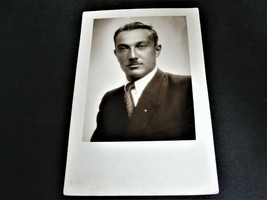 Successful Businessman -Real Photo Postcard (RPPC)-Stamp Box Kodak- 1946. - $11.37