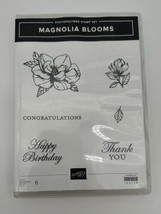 Stampin Up Magnolia Blooms Clear Stamp Set Congratulations Thank You Birthday - £10.09 GBP