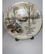Robert Laessig Christmas Plate 1974 Winterscene Commemorative Edition 10.5&quot; - $17.99
