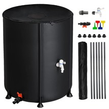 50 Gallon Rain Barrel Folding Portable Water Collection Tank Storage Out... - $52.99