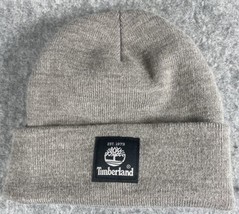 New Men’s Hat Timberland Winter Hat Mens  Gray Cuffed Knit Beanie Hat - $8.99