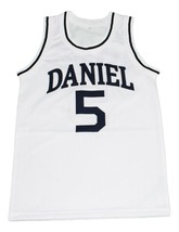 Pete Maravich #5 Daniel High School New Men Basketball Jersey White Any Size image 4