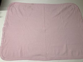 Garanimals Solid Pink Weave Baby Blanket 31X24 - £9.17 GBP