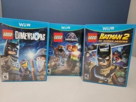 LEGO Wii U Lot 3 Games, Batman 2 DC super heroes , Jurassic World, Dimensions - £14.74 GBP