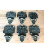 6 Cast Iron Bar Open Wall Mounted Bottle Opener Home Bar Decor Man Cave ... - $474.98 MXN