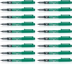 Pilot 019595 V Sign Pen (Green - Pack of 18) - $38.41+