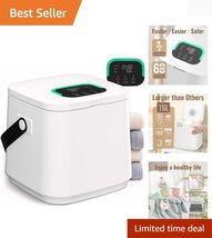 Luxury Towel Warmer with Timer &amp; Child Lock - Instant Warmth for Bathing... - $74.20