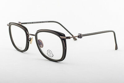 MONCLER MC010-V02 Green Titanium Eyeglasses MC 010-V02 49mm