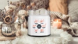 Chemistry is Awesome funny science lover design Candle - $19.75