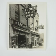 Photograph Indianapolis Indiana Bremen&#39;s Jewelry &amp; Laughner Bros Antique... - £240.38 GBP