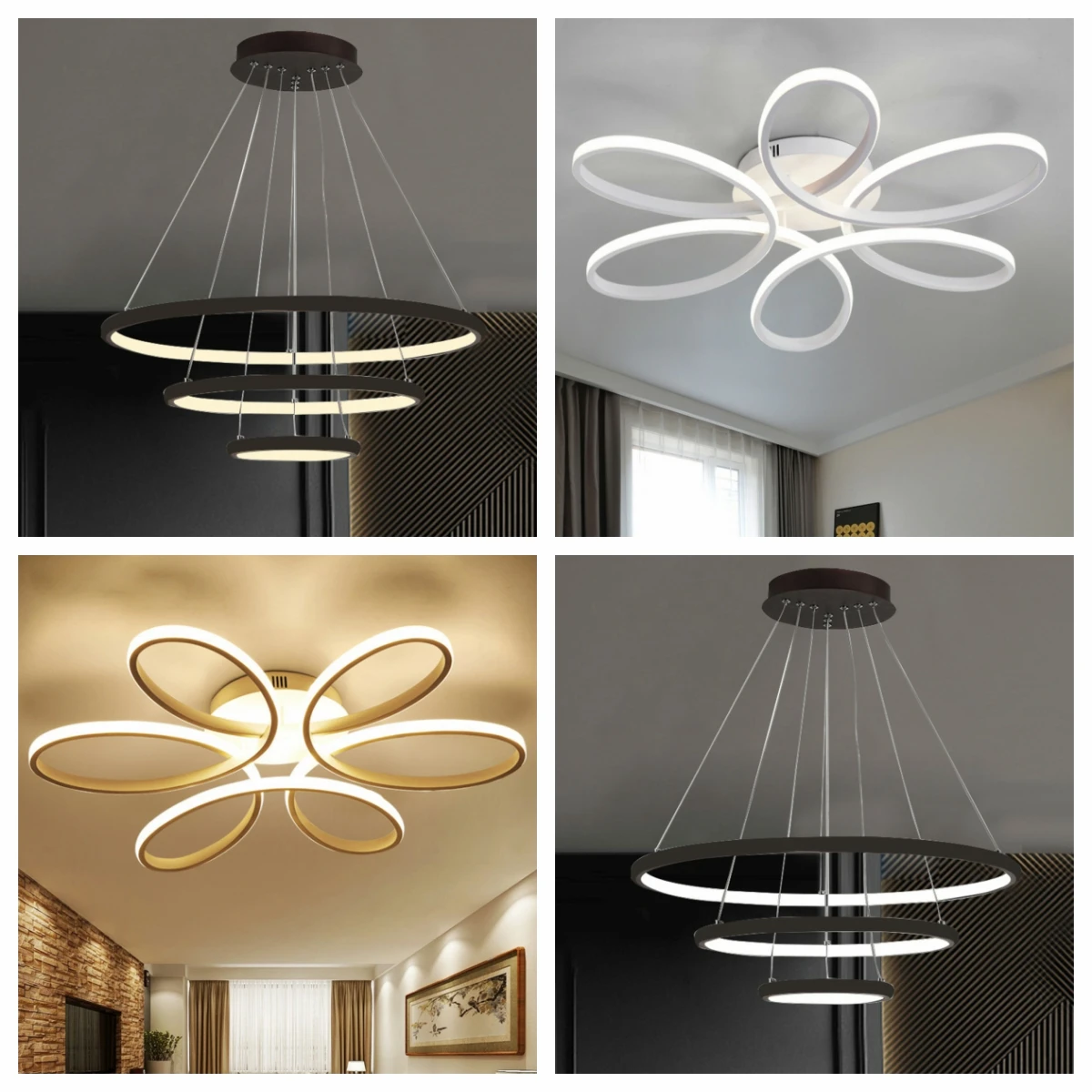 Ordic luxury hanging lamp ceiling lights for bedroom bedside home decoration chandelier thumb200