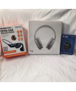 BUNDLE (Grey P9 Wireless Headphones + SoundLogic OpenEar + Black Smart W... - $1,174.13 MXN