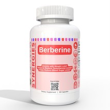 Berberine Supplement - Reduce Testosterone &amp; Sugar Level - 60 Capsules - £21.16 GBP