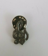 Music Treble Clef Musical Note W/Heart Lapel Pins - £5.12 GBP