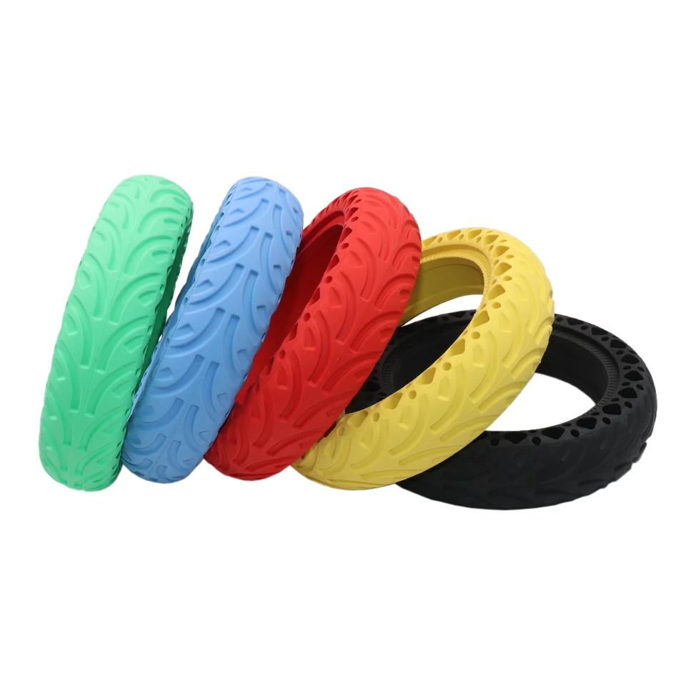 Sorber tyres honeycomb shock damping fluorescent light wheels durable rubber solid tire thumb200