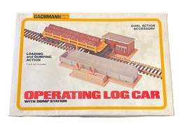 Bachmann HO Scale Operating Log Car With Dump Station 1427 - $19.99