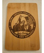 Trump Grazed and Unfazed Fight Laser Engraved Cutting Board - $5.45