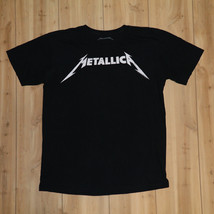 Metallica Tour Band Men&#39;s Short Sleeve Graphic Tee Size XLarge Black Wit... - $18.57