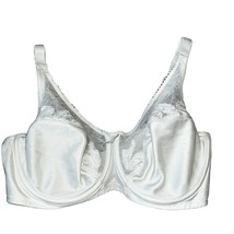 Wacoal 32DD 85121 White Vintage Feather Embroidery Underwire Bra - £16.61 GBP