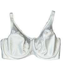 Wacoal 32DD 85121 White Vintage Feather Embroidery Underwire Bra - £16.57 GBP